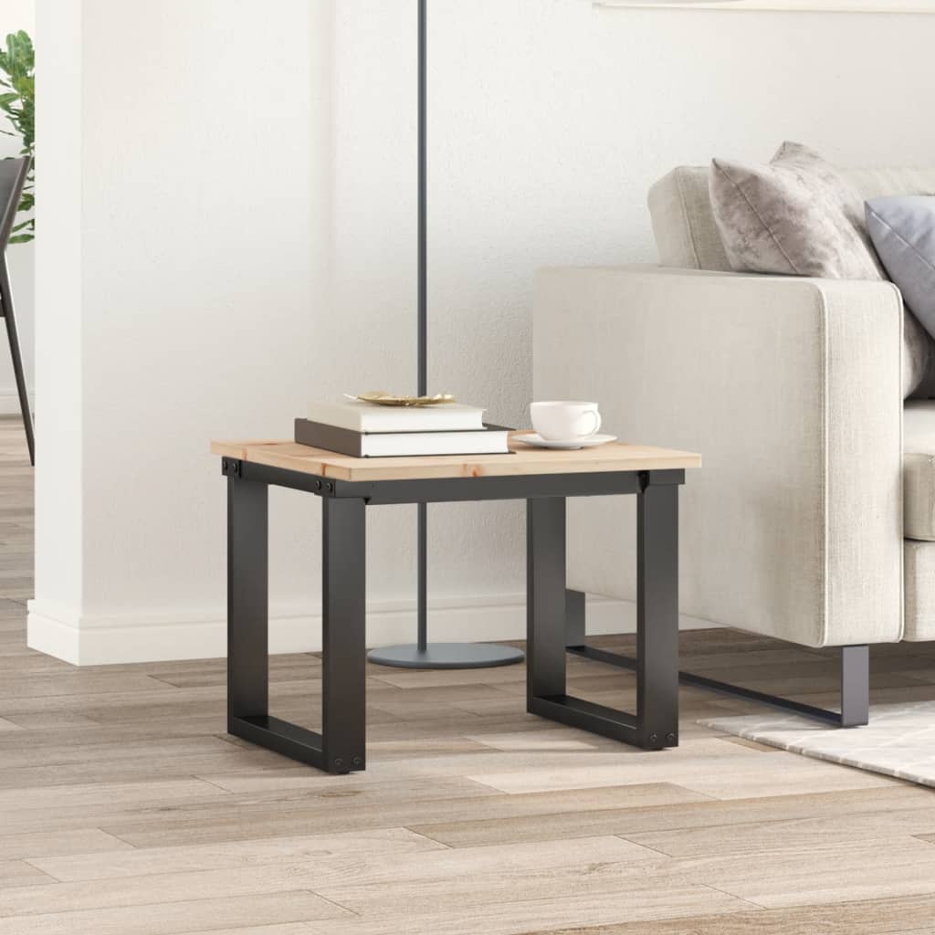 Piano Tavolo 50x50x1,7 cm Quadrato in Legno Massello di Pino