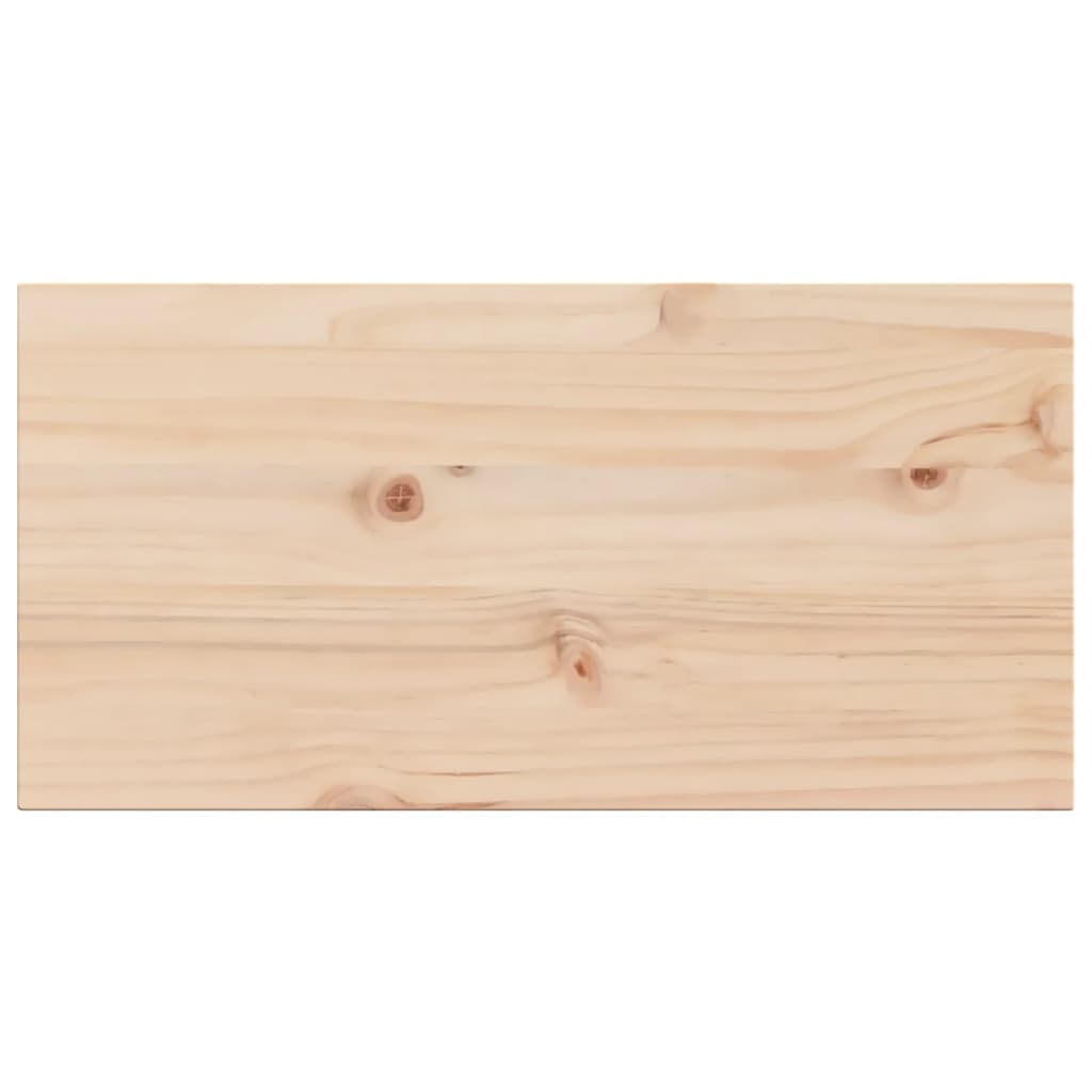 Piani Tavolo 2 pz 60x30x1,7 cm Rettangolare Legno Massello Pino