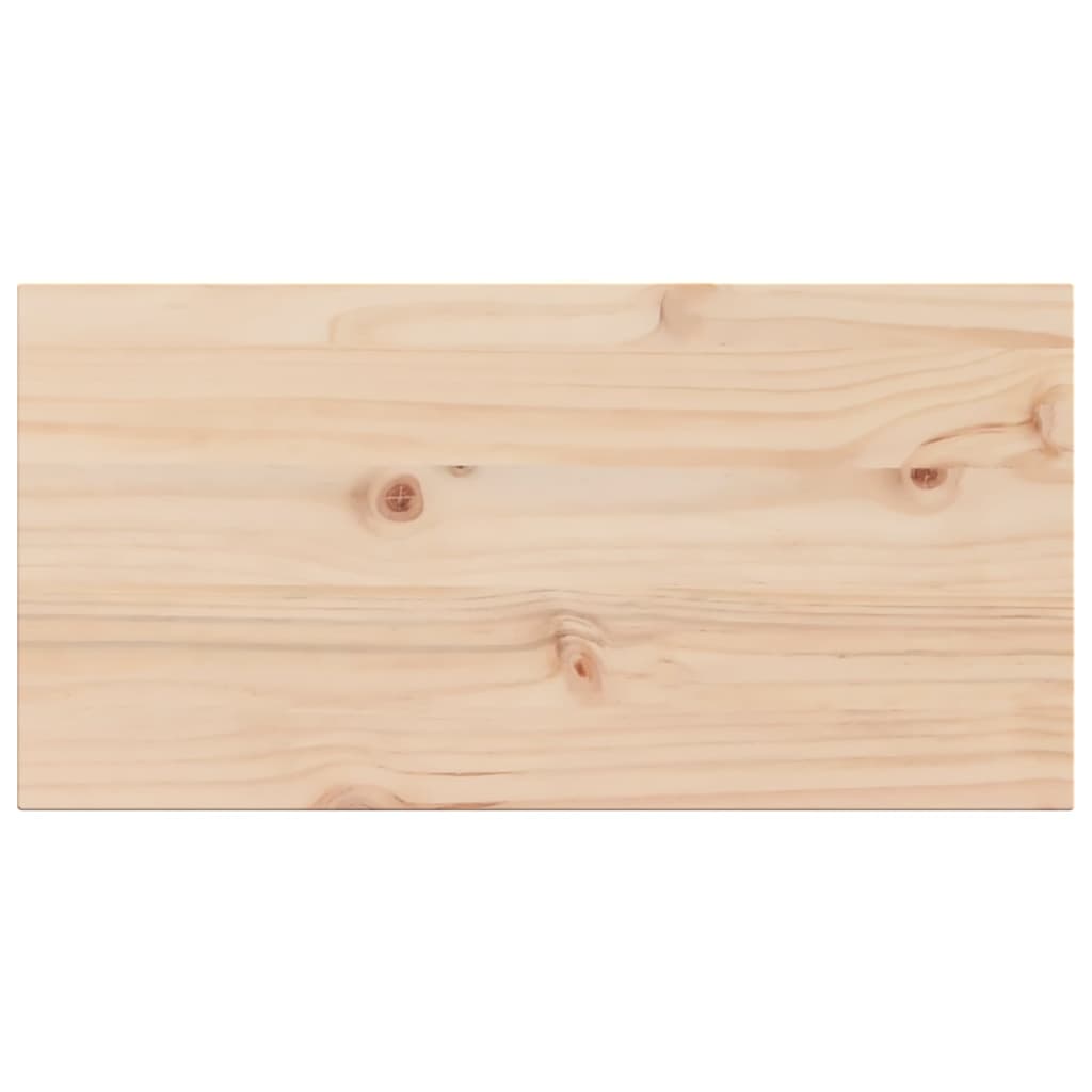 Piani Tavolo 2 pz 70x35x1,7 cm Rettangolare Legno Massello Pino
