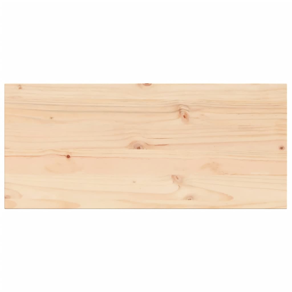 Piano per Tavolo 90x40x1,7 cm Rettangolare Legno Massello Pino