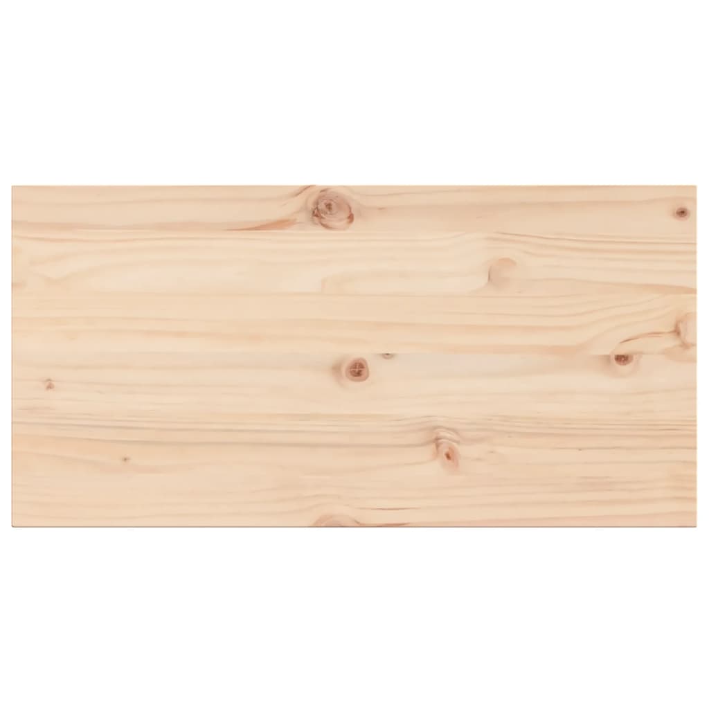 Piani Tavolo 2 pz 90x45x1,7 cm Rettangolare Legno Massello Pino