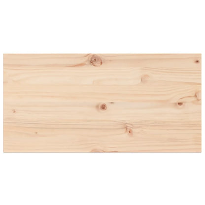 Piani Tavolo 2 pz 90x45x1,7 cm Rettangolare Legno Massello Pino
