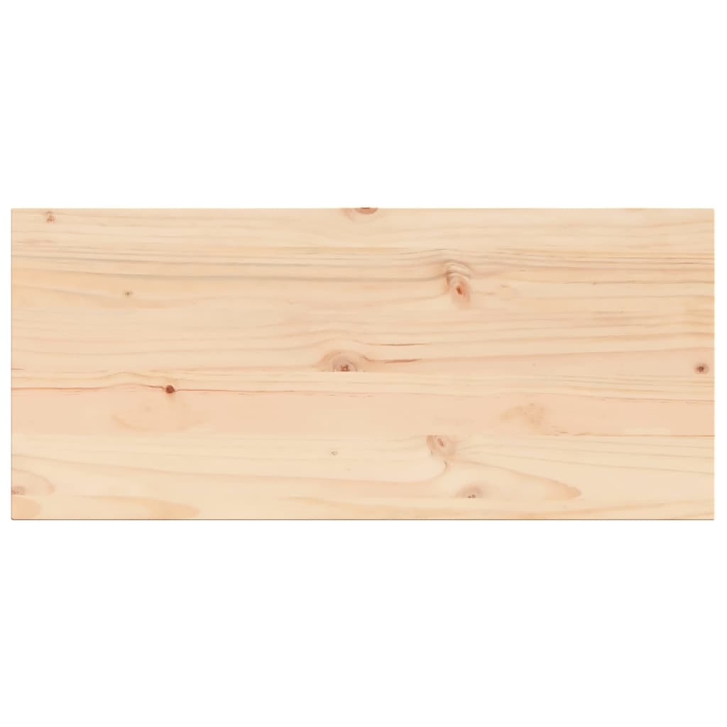 Piano per Tavolo 100x50x1,7 cm Rettangolare Legno Massello Pino