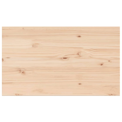 Piani Tavolo 3 pz 80x47x1,7 cm Rettangolare Legno Massello Pino
