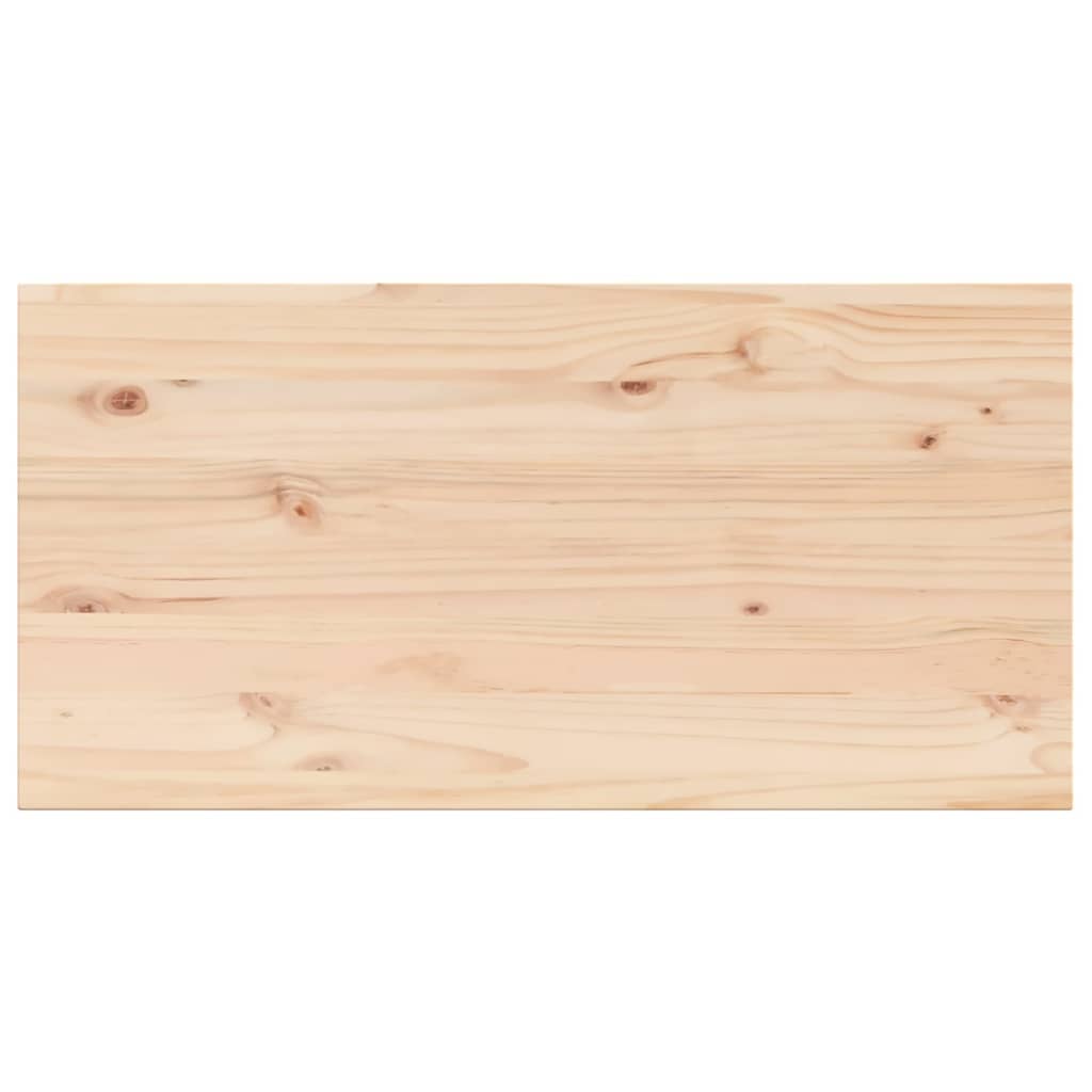 Piani Tavolo 4 pz 90x45x1,7 cm Rettangolare Legno Massello Pino