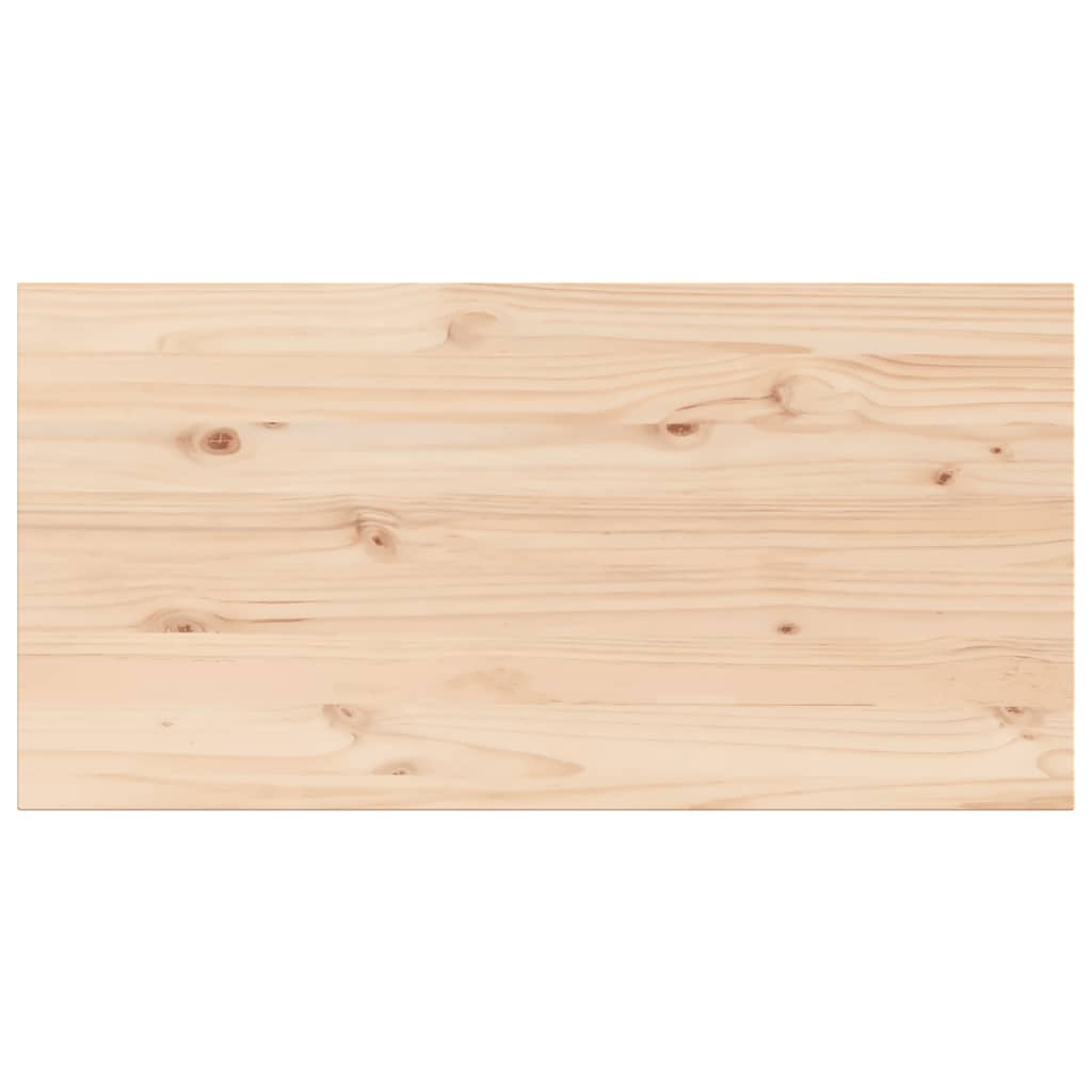 Piani Tavolo 4 pz 100x50x1,7cm Rettangolare Legno Massello Pino