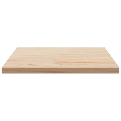 Piano per Tavolo 50x50x2,5 cm Quadrato Legno Massello di Pino