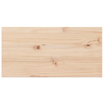 Piani Tavolo 2 pz 60x30x2,5 cm Rettangolare Legno Massello Pino