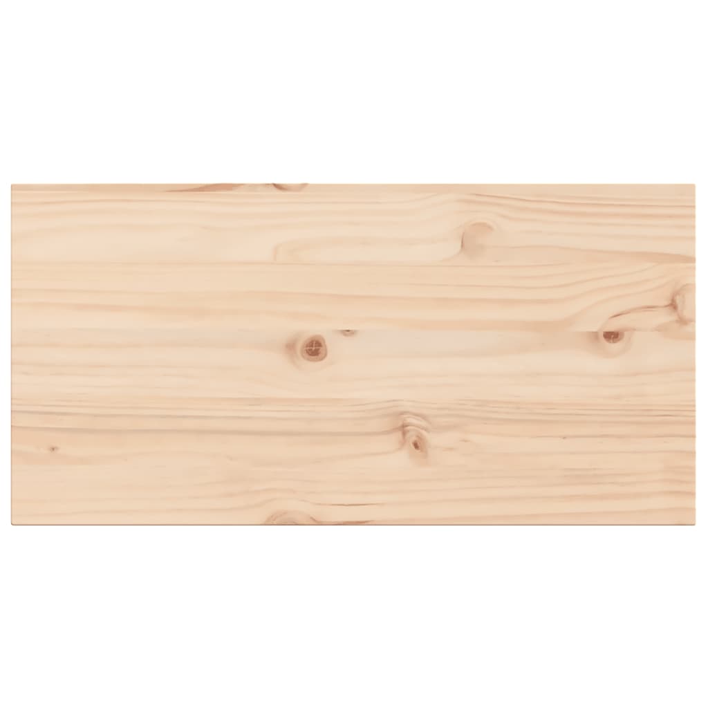 Piani Tavolo 2 pz 80x40x2,5 cm Rettangolare Legno Massello Pino