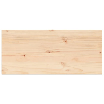 Piano Tavolo 90x40x2,5 cm Rettangolare Legno Massello di Pino