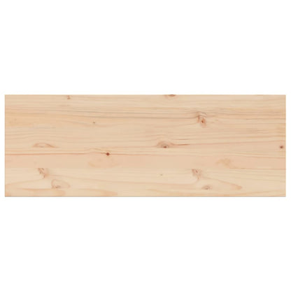 Piano Tavolo 110x40x2,5 cm Rettangolare Legno Massello di Pino