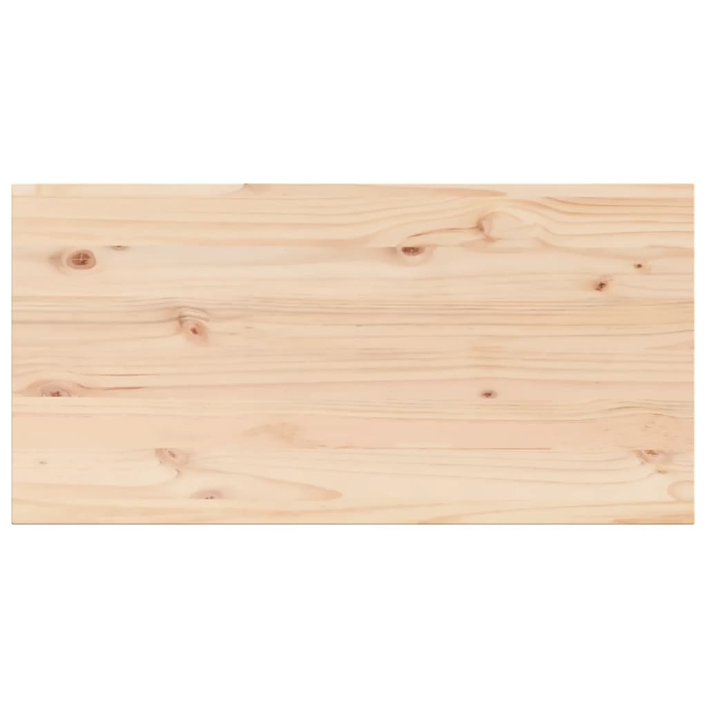 Piani Tavolo 4 pz 90x45x2,5 cm Rettangolare Legno Massello Pino