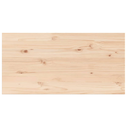 Piani Tavolo 4 pz 100x50x2,5cm Rettangolare Legno Massello Pino