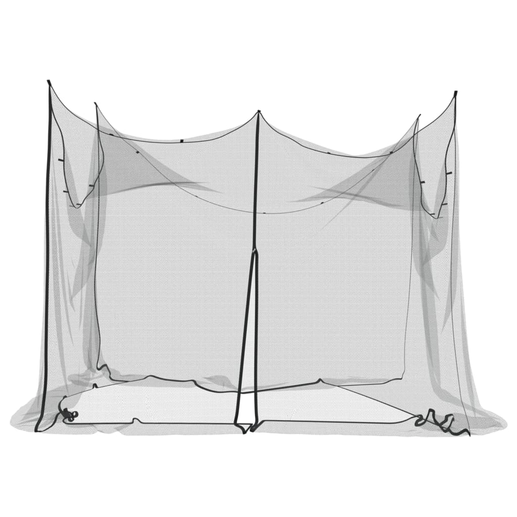 Zanzariera per Interni Esterni 156 Rete Nera 300x300x200 cm