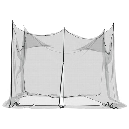 Zanzariera per Interni Esterni 156 Rete Nera 300x300x200 cm