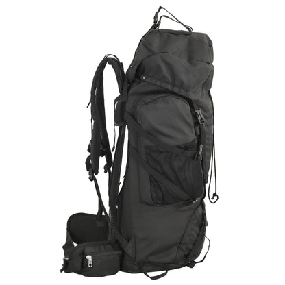 Zaino da Trekking Nero 100 L in Tessuto Oxford