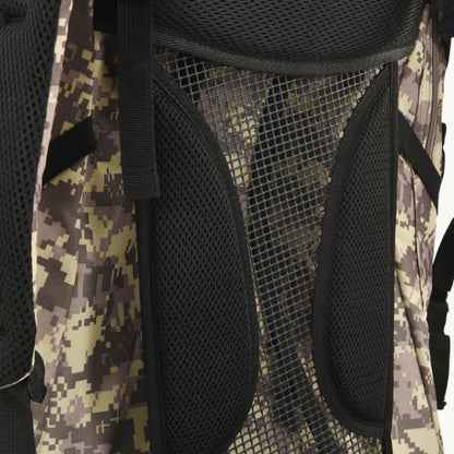 Zaino da Trekking Cammello Mimetico 100 L in Tessuto Oxford