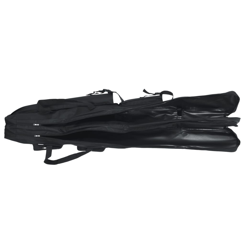Borsa per Canna da Pesca Nera 150 cm in Tessuto Oxford