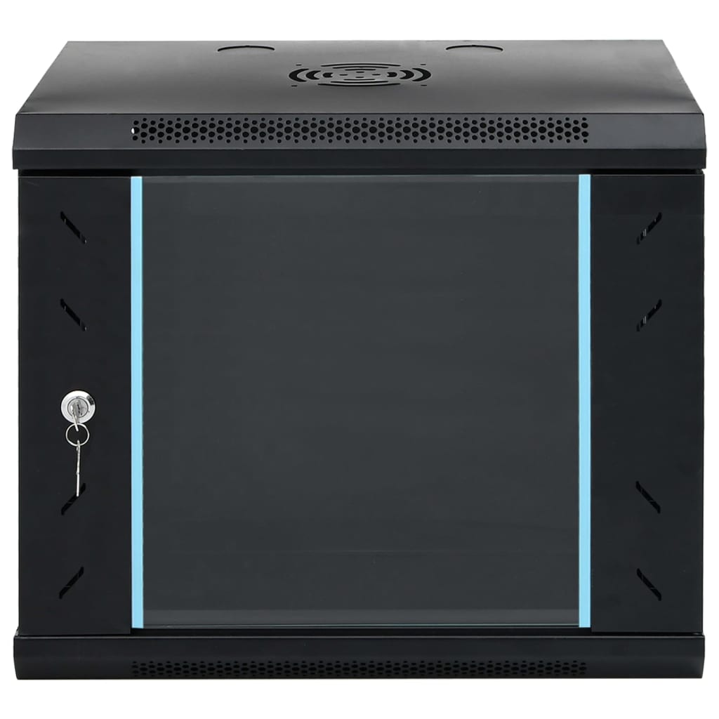 Armadietto di Rete a Parete 9U da 19" IP20 53x40x45 cm
