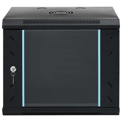 Armadietto di Rete a Parete 9U da 19" IP20 53x40x45 cm