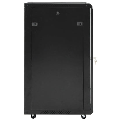 Armadietto di Rete 18U con Ruote 19" IP20 60x60x100 cm