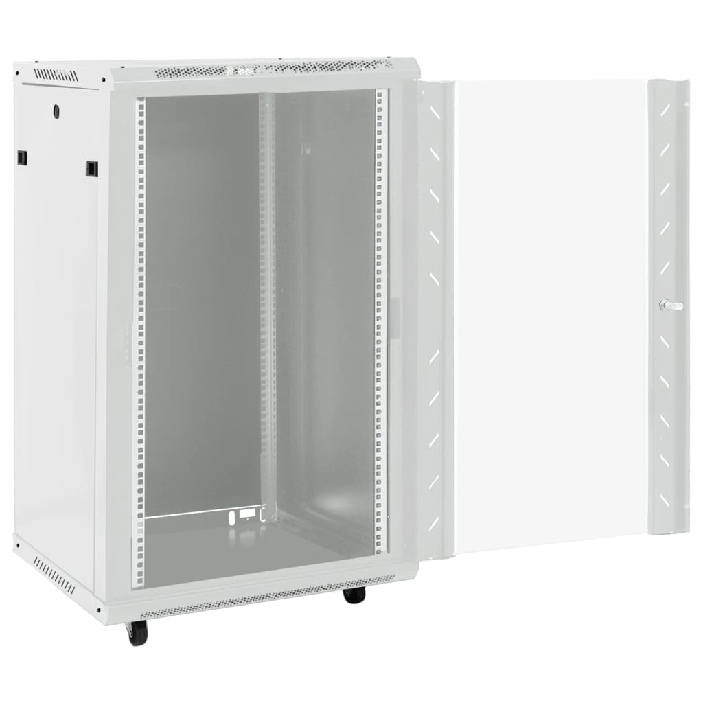 Armadietto di Rete 18U con Ruote 19" IP20 60x60x100 cm