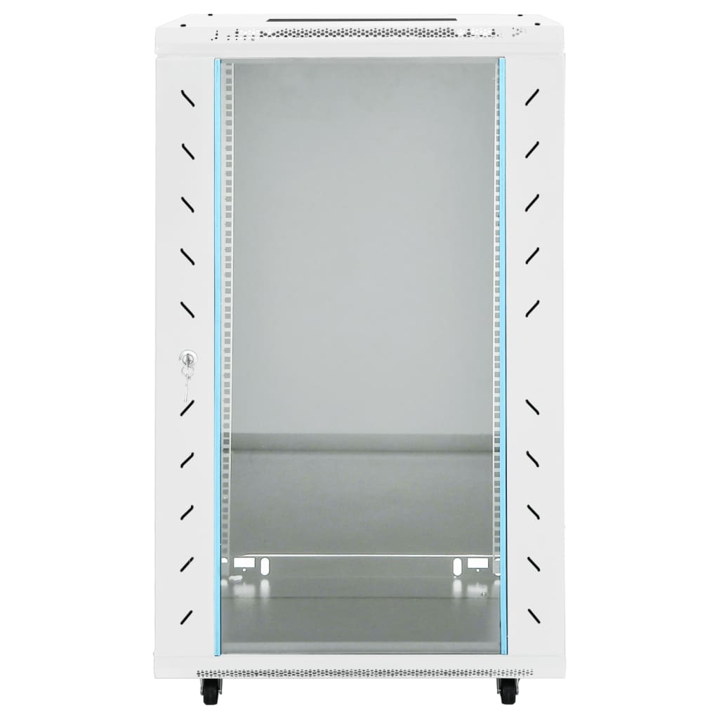 Armadietto di Rete 18U con Ruote 19" IP20 60x60x100 cm