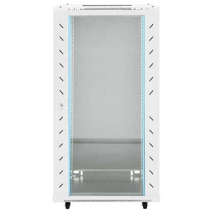 Armadietto di Rete 22U con Ruote Girevoli 19" IP20 60x60x120 cm