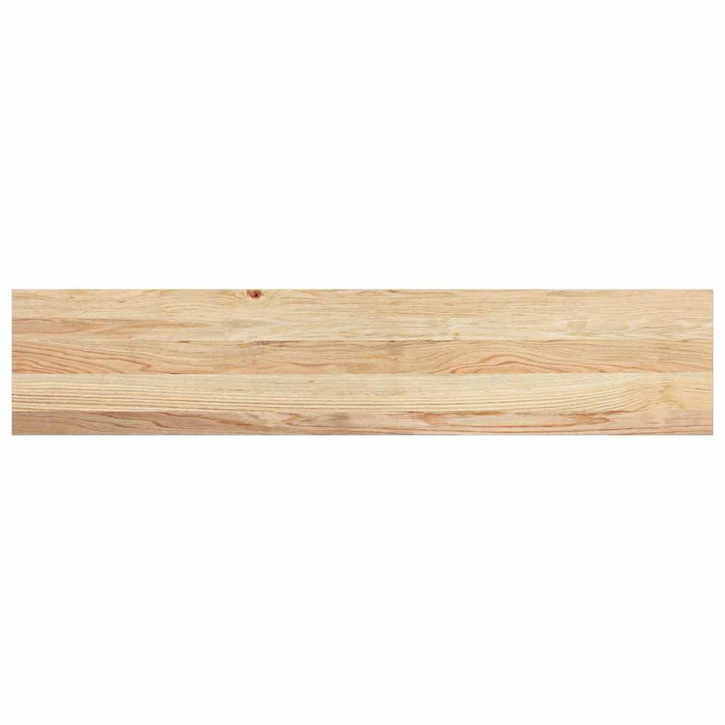 Gradini 4 pz 120x25x2 cm in Rovere Massello Non Trattato