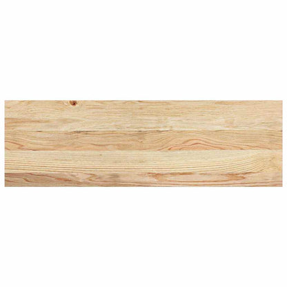 Gradini 4 pz 80x30x2 cm in Rovere Massello Non Trattato