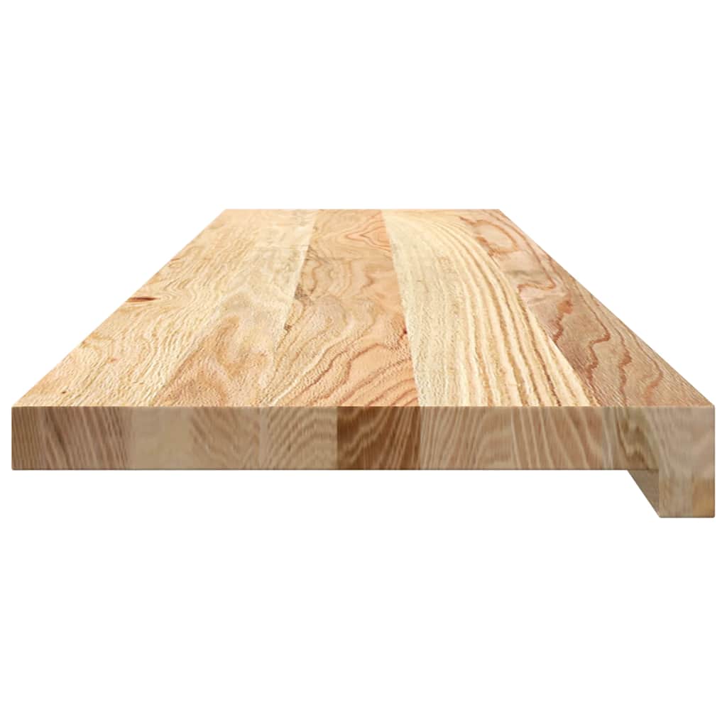Gradini 4 pz 100x30x2 cm in Rovere Massello Non Trattato