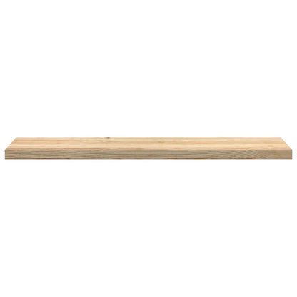 Gradini 8 pz 120x25x2 cm in Rovere Massello Non Trattato