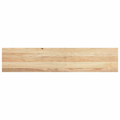 Gradini 12 pz 120x30x2 cm in Rovere Massello Non Trattato