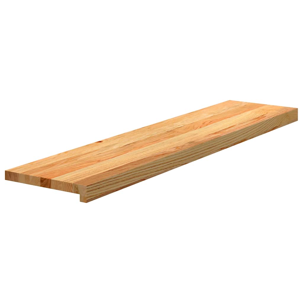 Gradini 4 pz Marrone Chiaro 110x30x2 cm Legno Massello Rovere