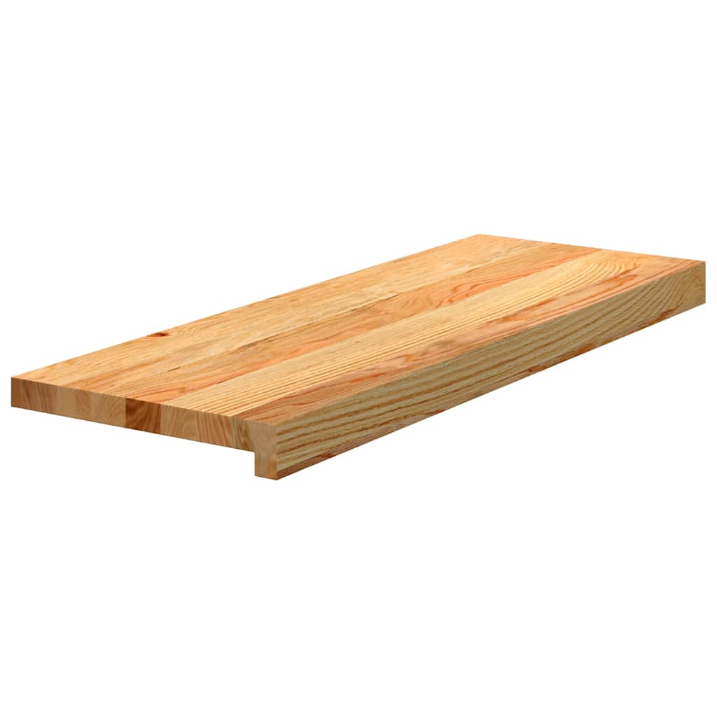 Gradini 8 pz Marrone Chiaro 70x25x2 cm Legno Massello Rovere