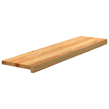 Gradini 20 pz Marrone Chiaro 100x30x2 cm Legno Massello Rovere