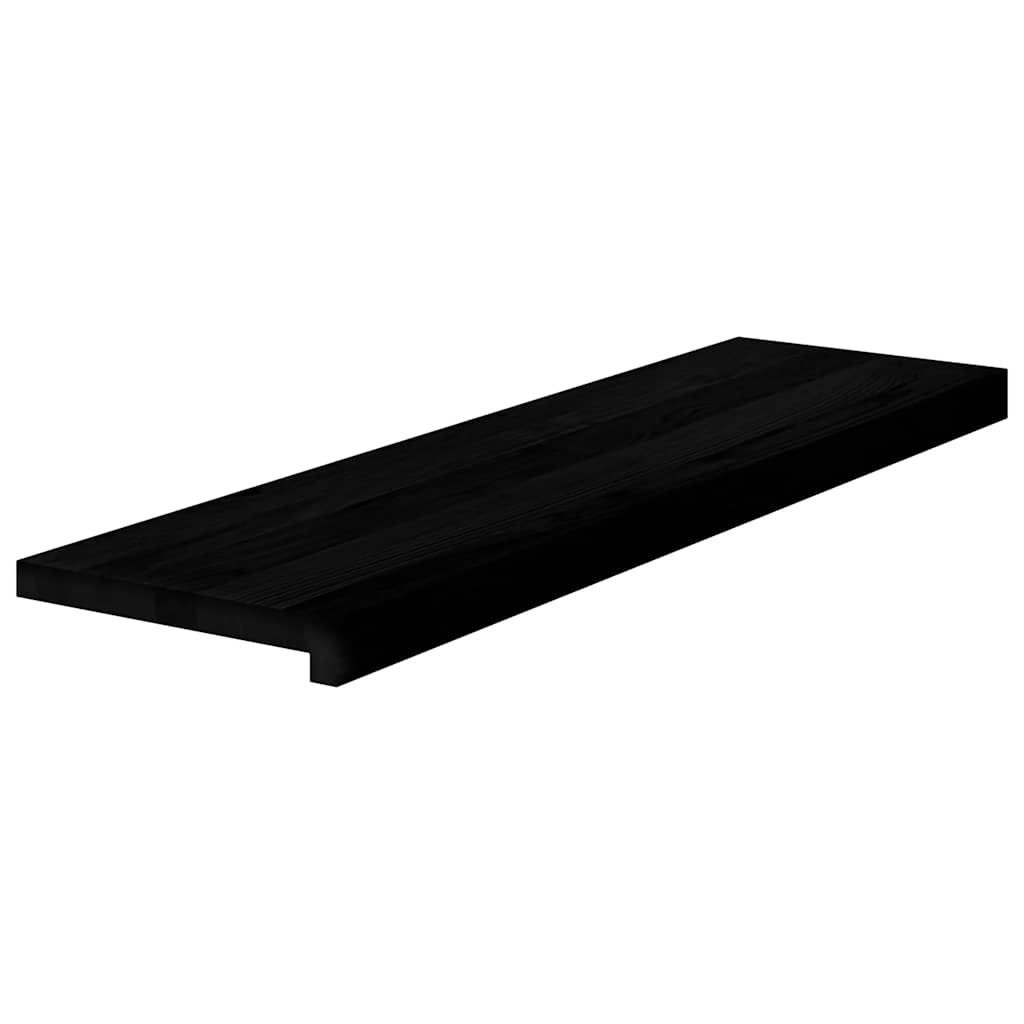Gradini 4 pz Marrone Scuro 90x25x2 cm Legno Massello Rovere