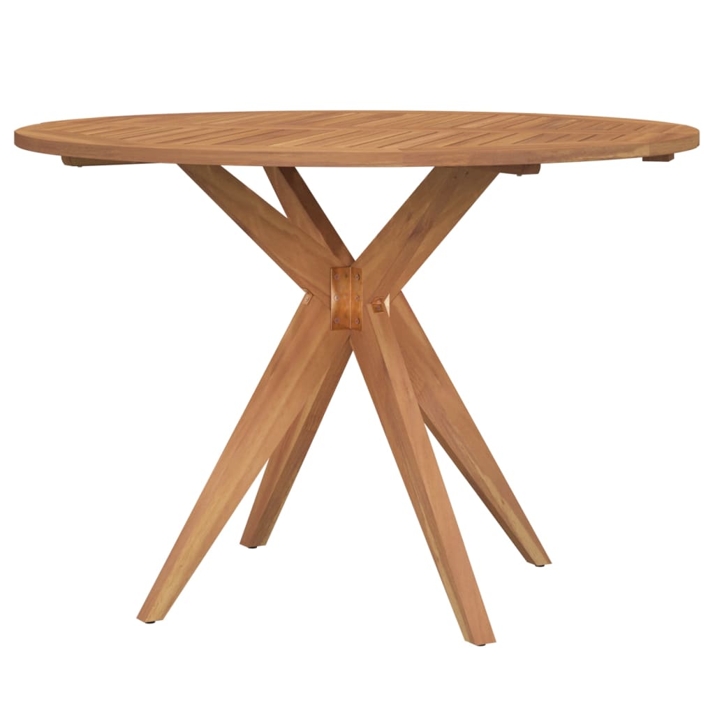 Set da Pranzo per Giardino 6 pz in Legno Massello di Acacia