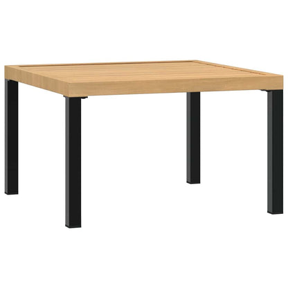 Set Divani da Giardino 2 pz con Cuscini in Alluminio Nero