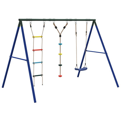 Set Gioco da Esterno con Altalena Scala e Altalena a Disco
