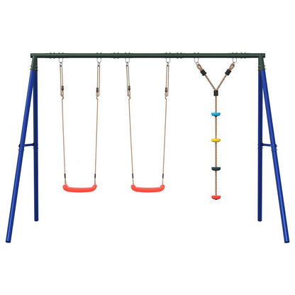 Set Gioco da Esterno con Altalene e Altalena a Disco
