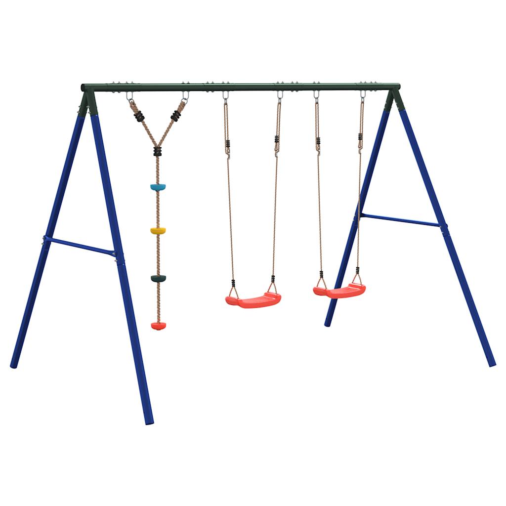 Set Gioco da Esterno con Altalene e Altalena a Disco