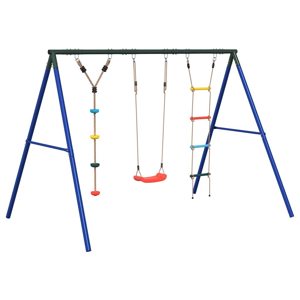 Set Gioco da Esterno con Altalena Scala e Altalena a Disco