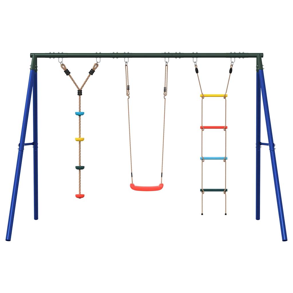 Set Gioco da Esterno con Altalena Scala e Altalena a Disco