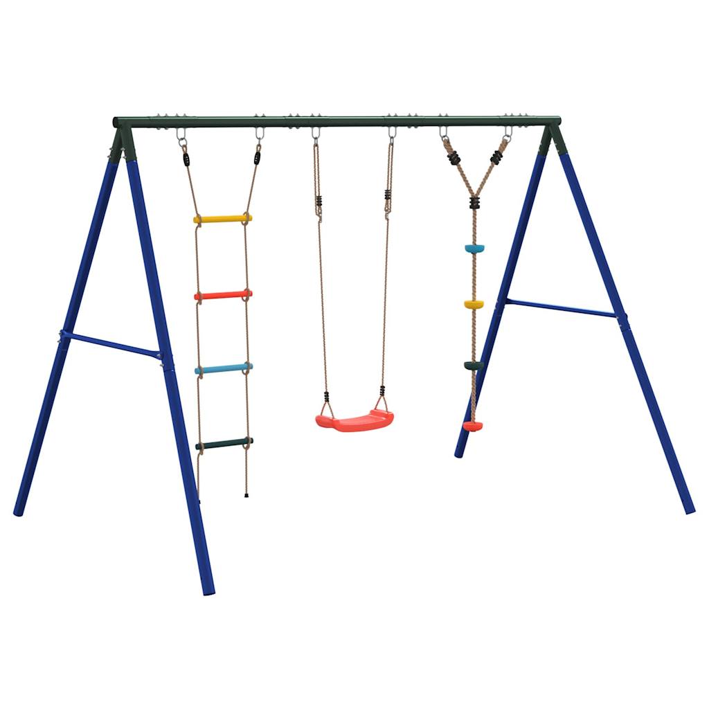 Set Gioco da Esterno con Altalena Scala e Altalena a Disco