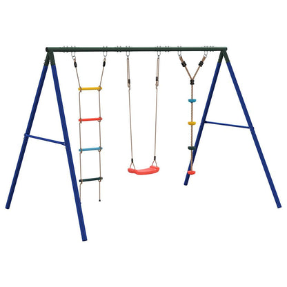 Set Gioco da Esterno con Altalena Scala e Altalena a Disco