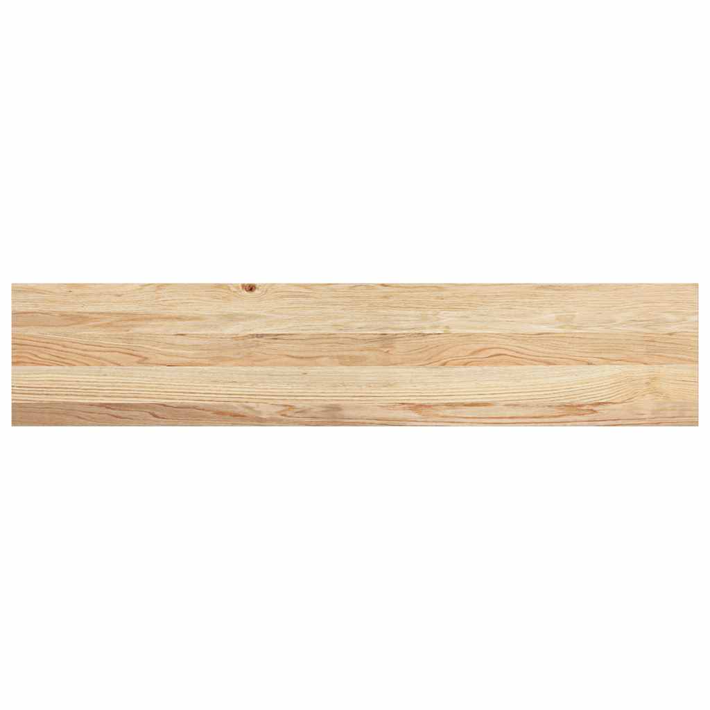 Gradini 2 pz 120x25x2 cm in Rovere Massello Non Trattato