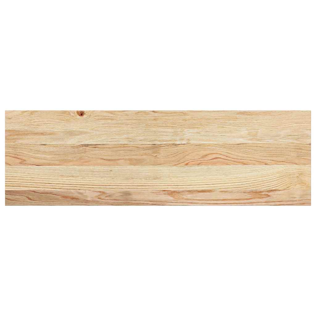 Gradini 2 pz 80x30x2 cm in Rovere Massello Non Trattato