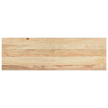 Gradini 2 pz 80x30x2 cm in Rovere Massello Non Trattato