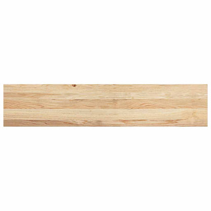 Gradini 2 pz 120x30x2 cm in Rovere Massello Non Trattato